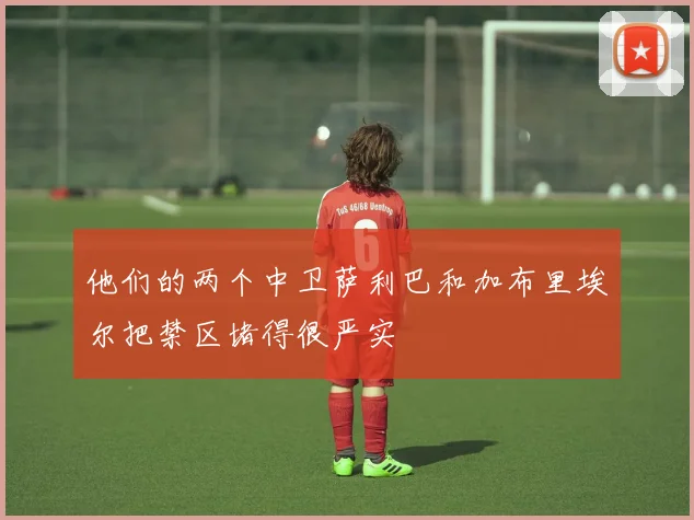 他们的两个中卫萨利巴和加布里埃尔把禁区堵得很严实