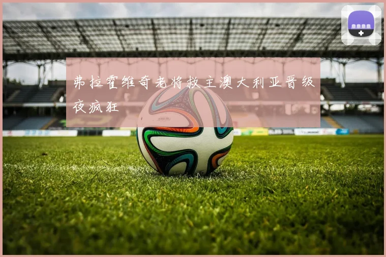 弗拉霍维奇老将救主澳大利亚晋级夜疯狂